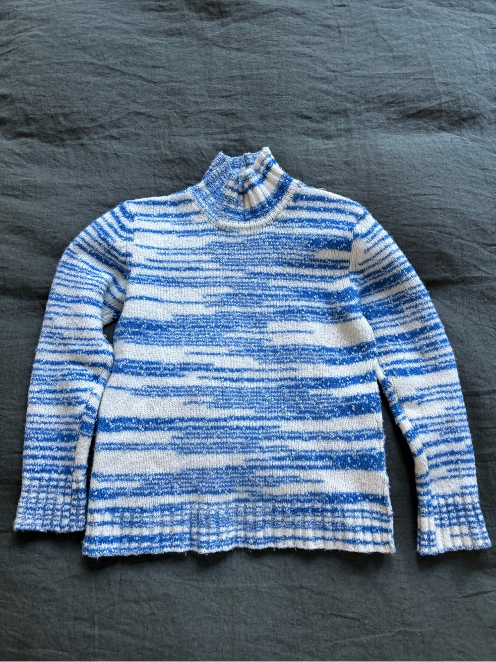 NN07 Douglas Striped Merino Wool-Blend Rollneck Sweater